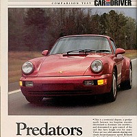 1991 ZR1 vs. Porsche 911 Turbo; Car and Driver, April 1991 by Administrator